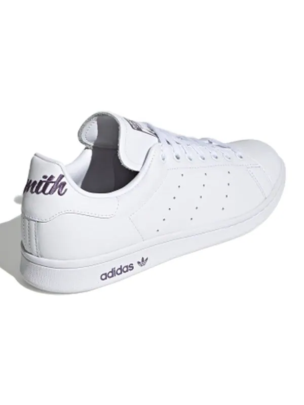 Кроссовки оригиналы stan smith shoes Adidas — изображение 4 из 4, белый/фиолетовый