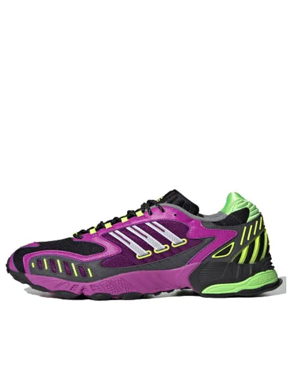 Кроссовки оригиналы торсион trdc Adidas — изображение 1 из 4, фиолетовый/зеленый