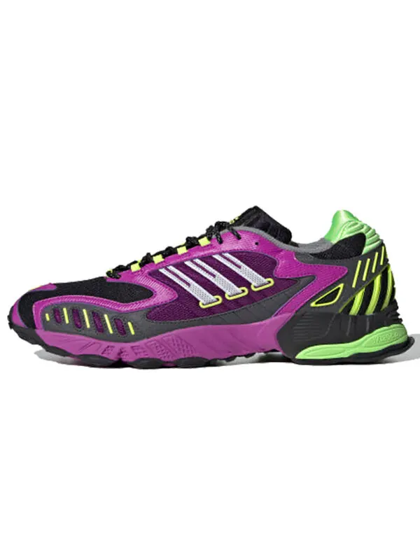 Кроссовки оригиналы торсион trdc Adidas — изображение 2 из 4, фиолетовый/зеленый