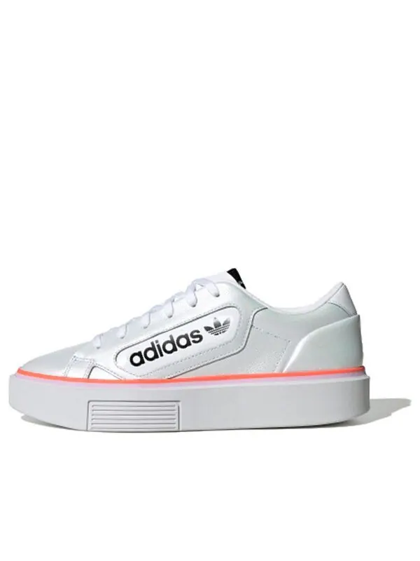 Кроссовки гладкие супер Adidas — изображение 1 из 4, белый/прозрачный