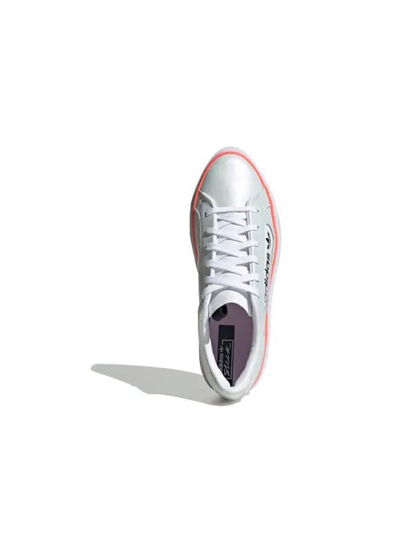 Кроссовки гладкие супер Adidas — изображение 4 из 4, белый/прозрачный