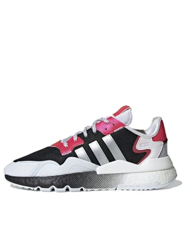 Кроссовки ночные джоггеры Adidas — изображение 1 из 4, черный/белый/красный
