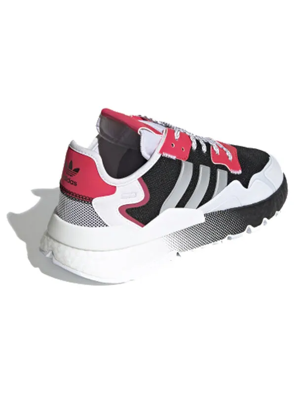 Кроссовки ночные джоггеры Adidas — изображение 3 из 4, черный/белый/красный