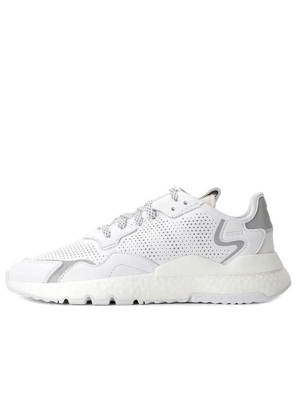 Кроссовки оригинальные nite jogger Adidas — изображение 1 из 4, белый/серебристый