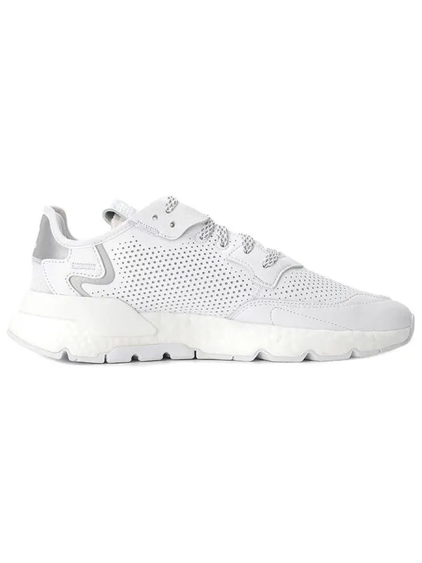 Кроссовки оригинальные nite jogger Adidas — изображение 2 из 4, белый/серебристый