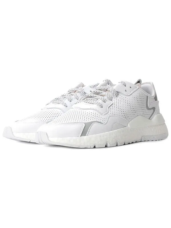 Кроссовки оригинальные nite jogger Adidas — изображение 3 из 4, белый/серебристый