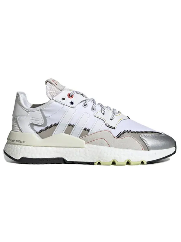 Кроссовки ночные джоггеры Adidas — изображение 2 из 4, белый/серый