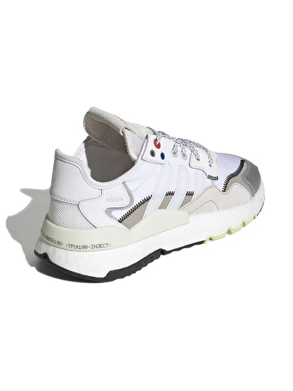 Кроссовки ночные джоггеры Adidas — изображение 4 из 4, белый/серый