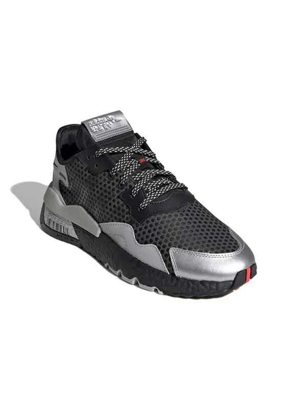 Кроссовки nite jogger 'bar code graphic' Adidas — изображение 3 из 4, черный