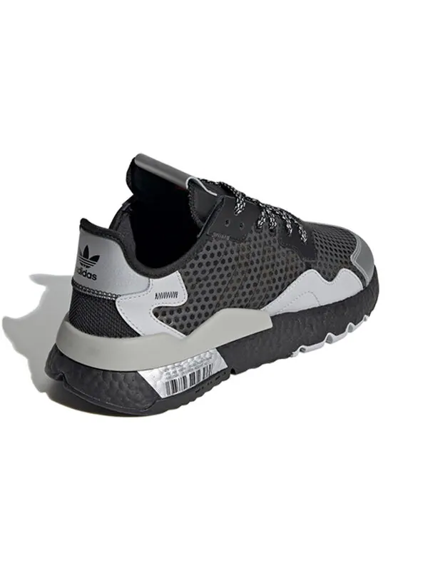 Кроссовки nite jogger 'bar code graphic' Adidas — изображение 4 из 4, черный