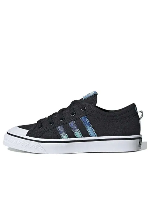 Кроссовки оригиналы nizza j Adidas — изображение 1 из 4, черный/синий