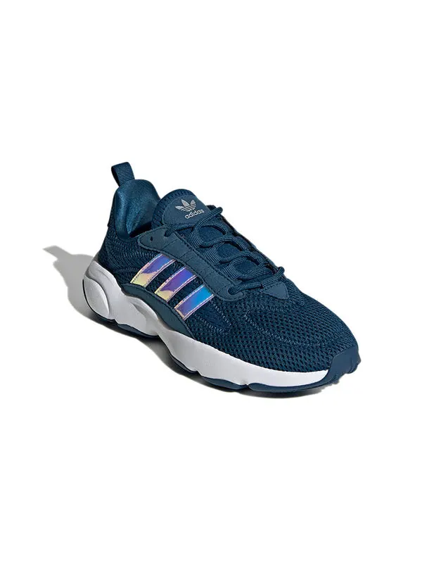 Кроссовки оригиналы haiwee j Adidas — изображение 3 из 4, синий/белый
