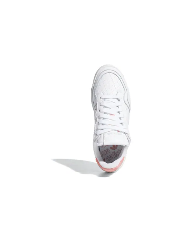 Кроссовки суперкорт Adidas — изображение 4 из 4, белый/розовый