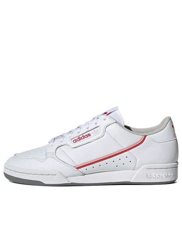 Кроссовки континентальные 80 Adidas — изображение 1 из 4, белый/красный