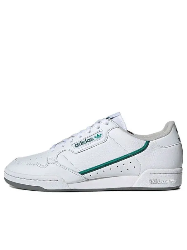 Кроссовки континентальные 80 Adidas — изображение 1 из 4, белый/зеленый
