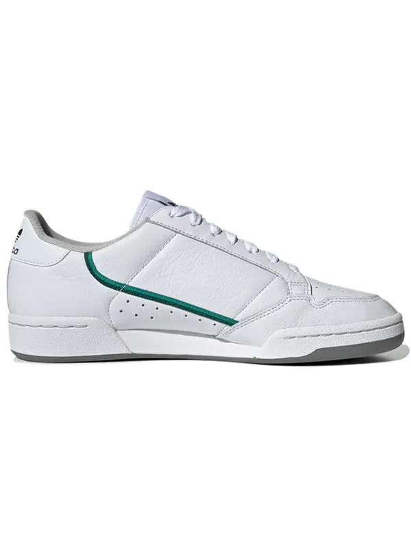 Кроссовки континентальные 80 Adidas — изображение 2 из 4, белый/зеленый