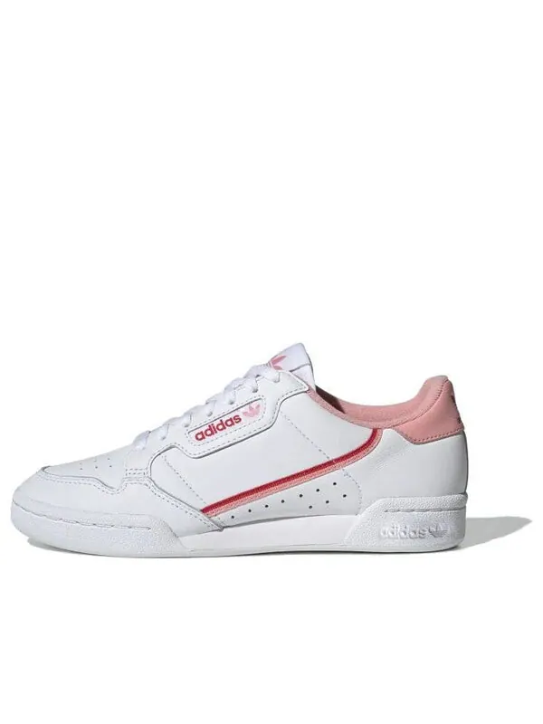 Кроссовки континентальные 80 Adidas — изображение 1 из 4, белый/розовый