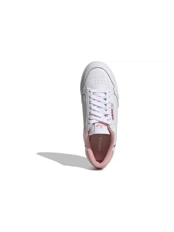 Кроссовки континентальные 80 Adidas — изображение 4 из 4, белый/розовый