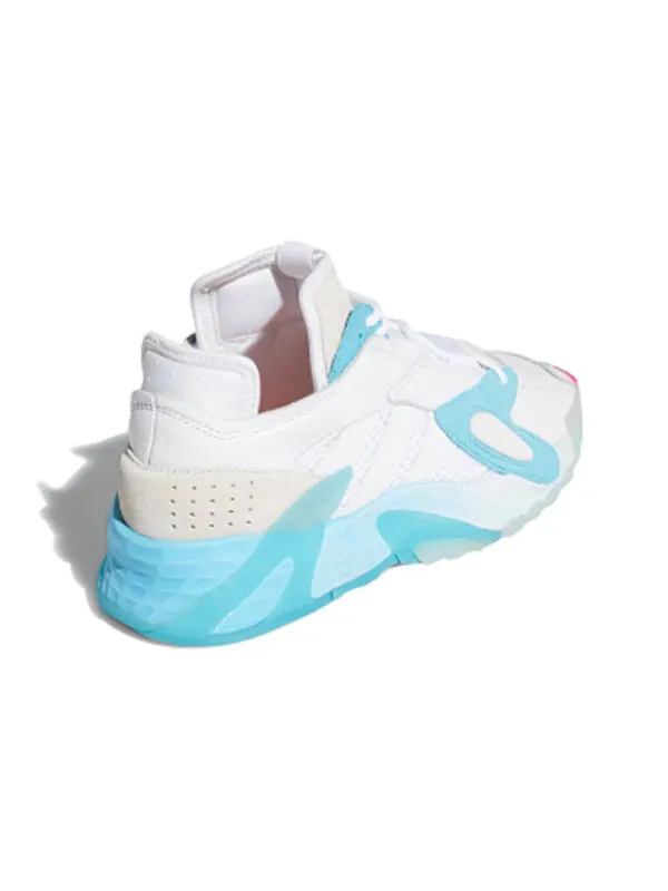 Кроссовки оригинальные стритбол баскетбольные кроссовки Adidas — изображение 3 из 4, светлый синий/белый