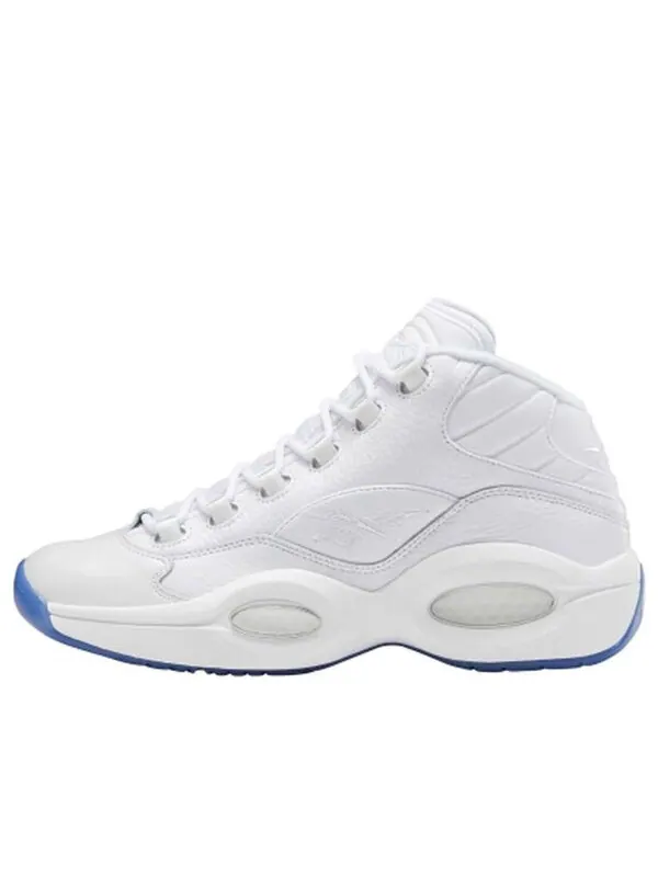 Кроссовки question mid 'blue sole' Reebok — изображение 1 из 4, белый