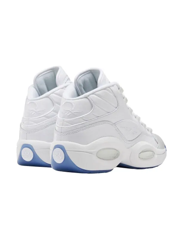 Кроссовки question mid 'blue sole' Reebok — изображение 3 из 4, белый