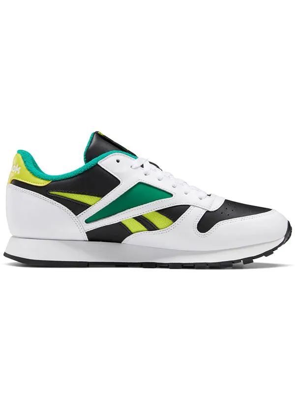 Кроссовки classic leather mark 'black hero yellow' Reebok — изображение 3 из 4, черный