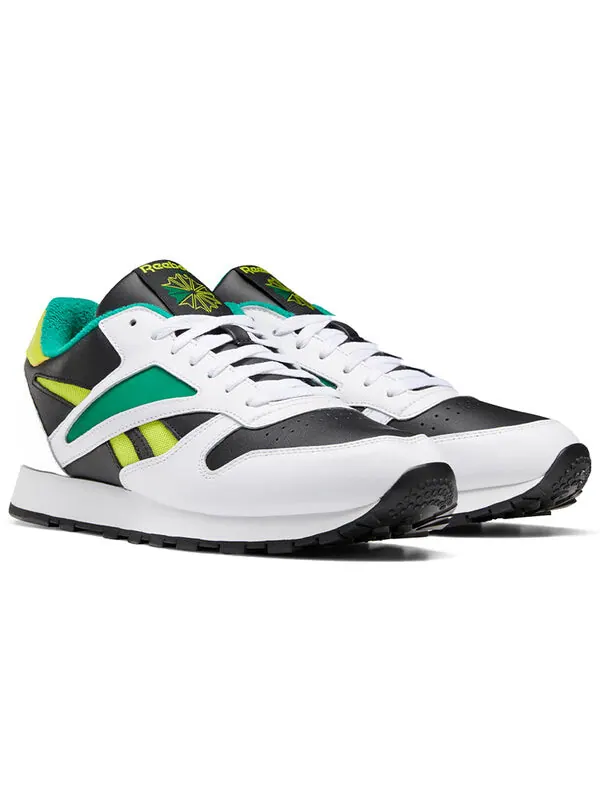 Кроссовки classic leather mark 'black hero yellow' Reebok — изображение 4 из 4, черный