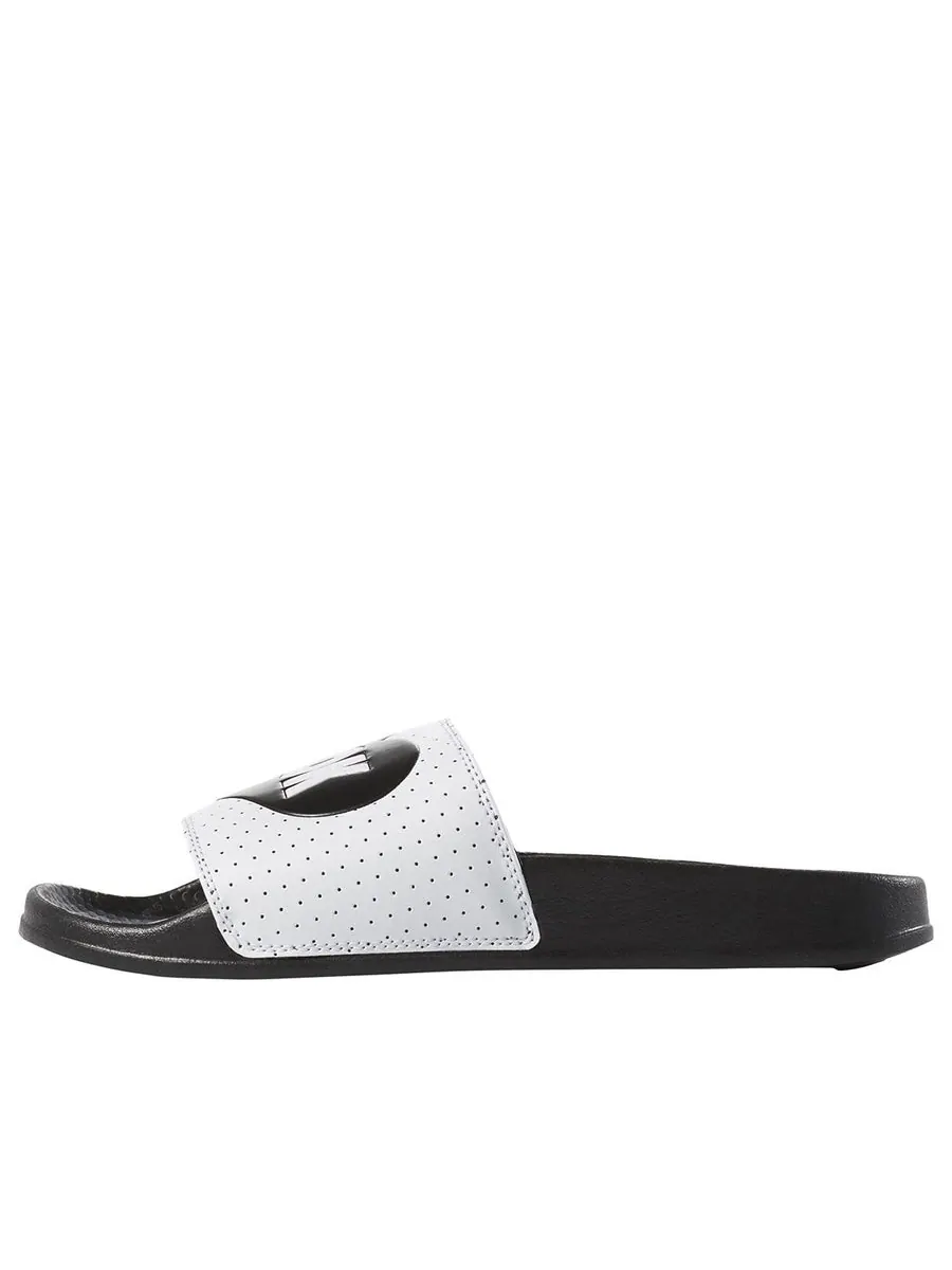 Шлепанцы Reebok Classic Slide Soft Sole Cozy Flat Heel Sports Slippers Black White — изображение 1 из 6, черный