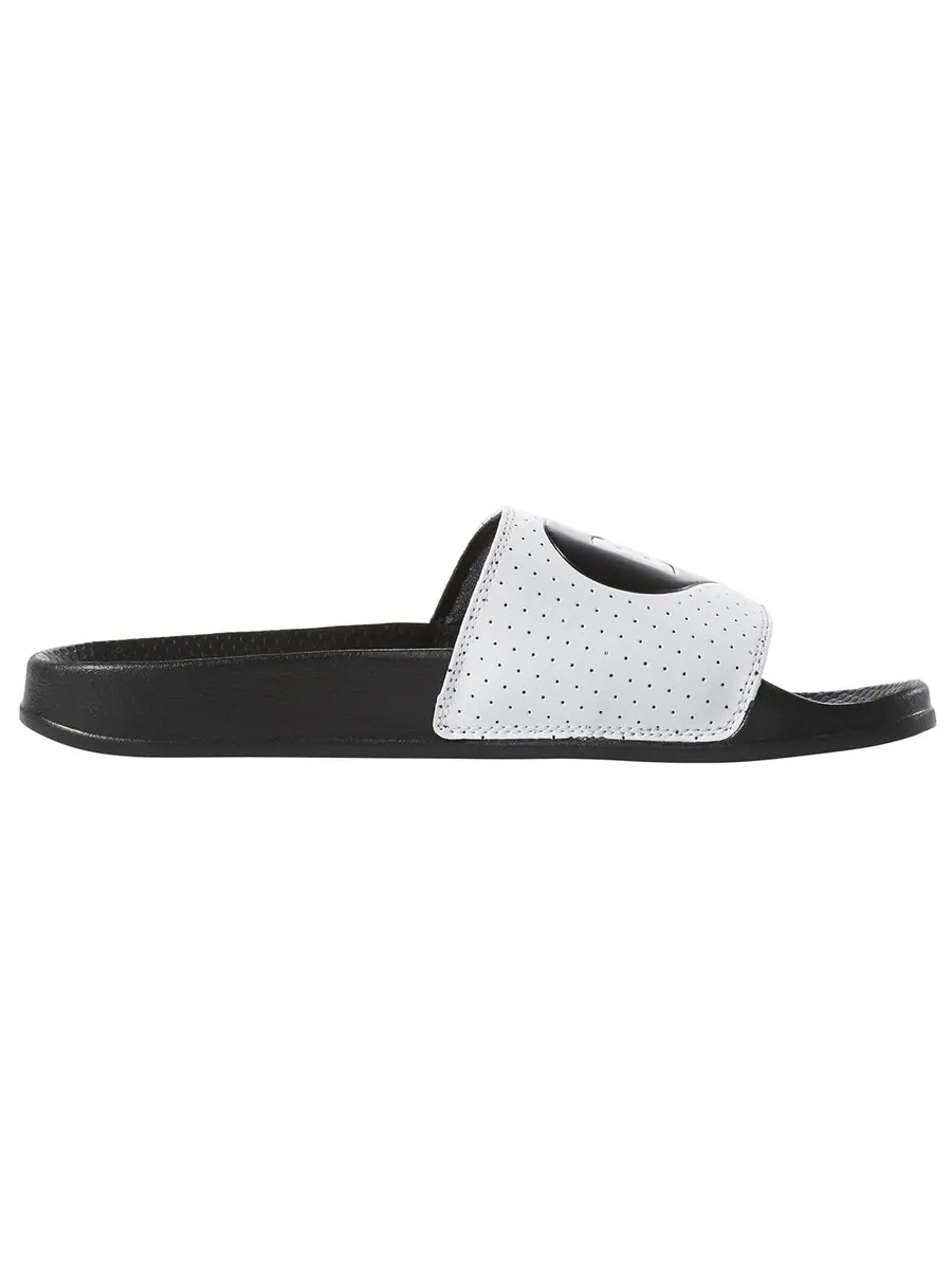 Шлепанцы Reebok Classic Slide Soft Sole Cozy Flat Heel Sports Slippers Black White — изображение 2 из 6, черный