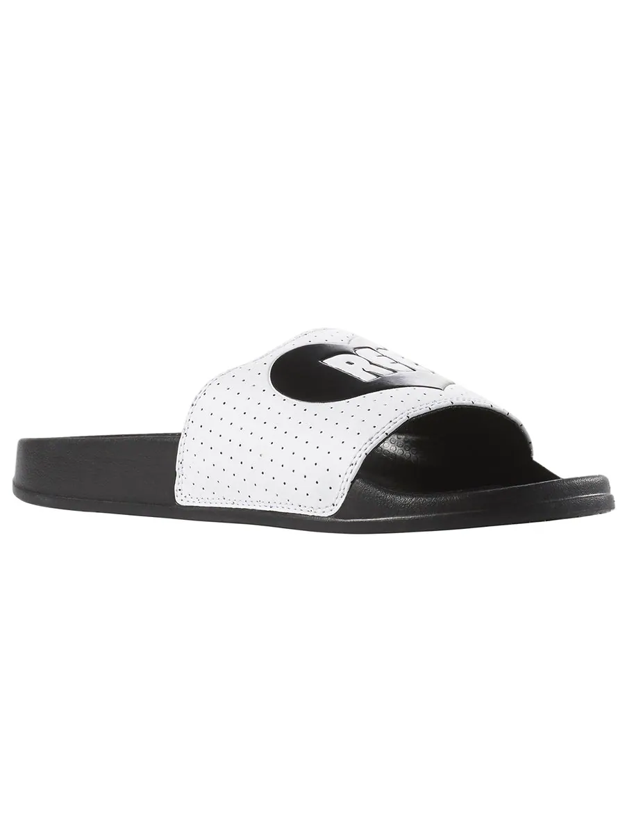 Шлепанцы Reebok Classic Slide Soft Sole Cozy Flat Heel Sports Slippers Black White — изображение 3 из 6, черный