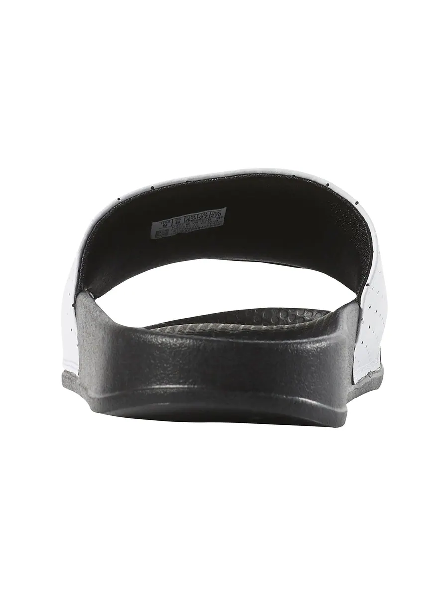 Шлепанцы Reebok Classic Slide Soft Sole Cozy Flat Heel Sports Slippers Black White — изображение 5 из 6, черный