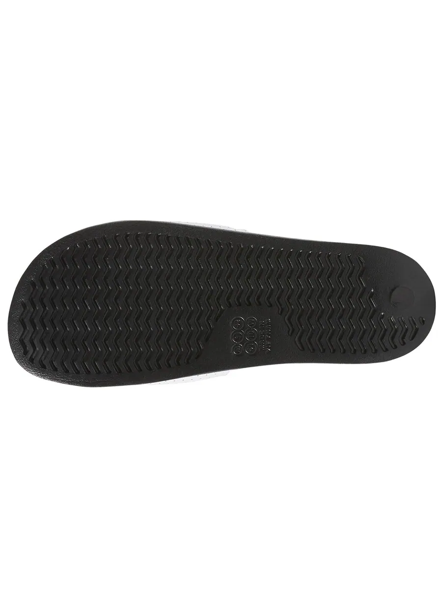 Шлепанцы Reebok Classic Slide Soft Sole Cozy Flat Heel Sports Slippers Black White — изображение 6 из 6, черный