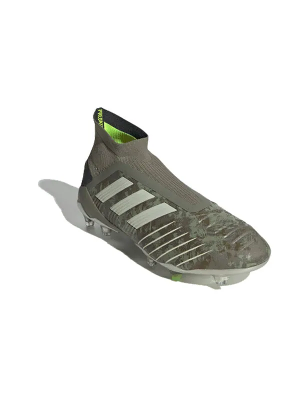 Кроссовки predator 19+ fg 'legacy green sand solar yellow' Adidas — изображение 2 из 4, коричневый/зеленый