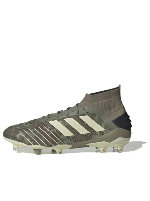 Кроссовки Predator 19.1 FG Adidas — изображение 1 из 4, зеленый