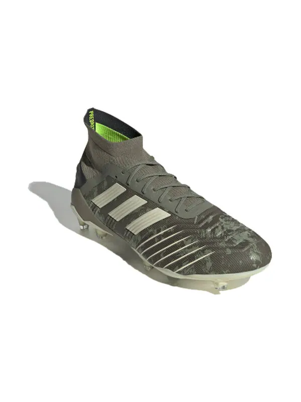 Кроссовки Predator 19.1 FG Adidas — изображение 2 из 4, зеленый