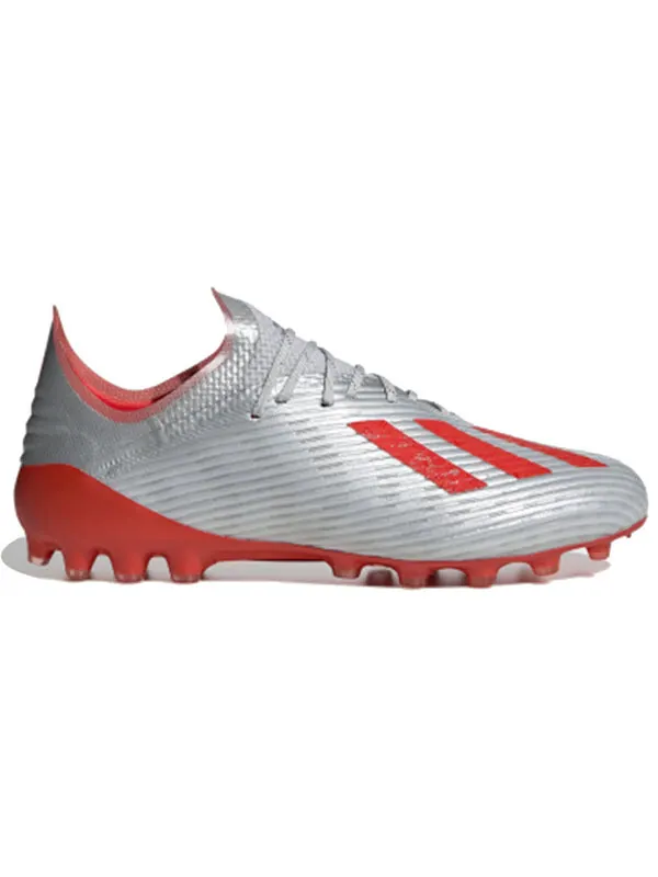 Кроссовки x 19.1 ag Adidas — изображение 2 из 4, серебристый/красный