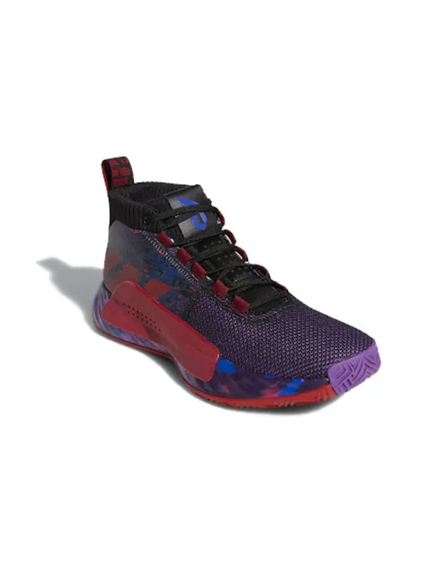 Кроссовки dame 5 lillard basketball 'cblack cburgu scarle' Adidas — изображение 3 из 4, коричневый