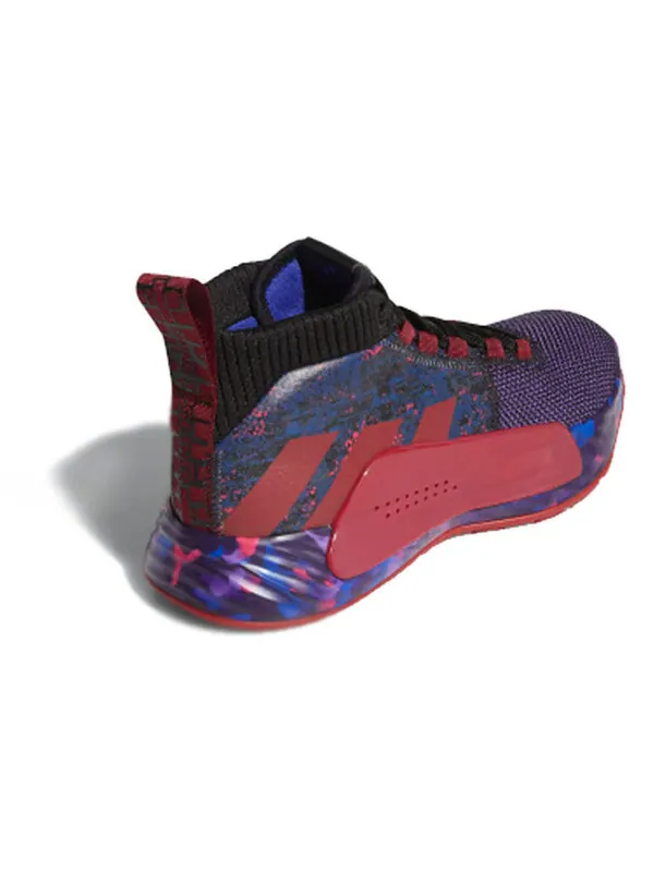 Кроссовки dame 5 lillard basketball 'cblack cburgu scarle' Adidas — изображение 4 из 4, коричневый