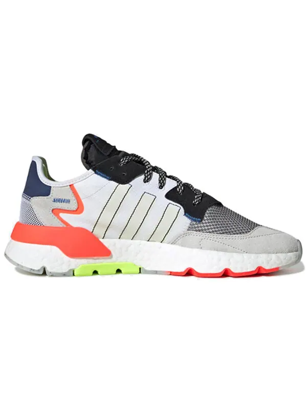 Кроссовки ночные джоггеры Adidas — изображение 2 из 4, белый/черный/красный