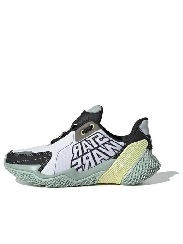 Кроссовки star wars x 4uture runner j Adidas — изображение 1 из 4, белый/зеленый