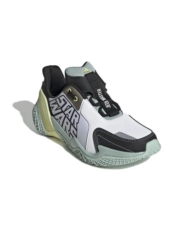 Кроссовки star wars x 4uture runner j Adidas — изображение 2 из 4, белый/зеленый
