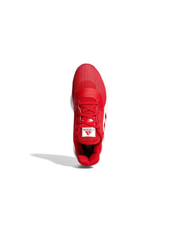 Кроссовки pro bounce 2019 низкие красные Adidas — изображение 4 из 4, красный/белый