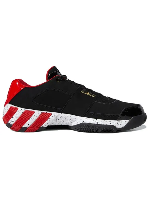 Кроссовки регулируют баскетбольную обувь Adidas — изображение 2 из 4, черный/красный