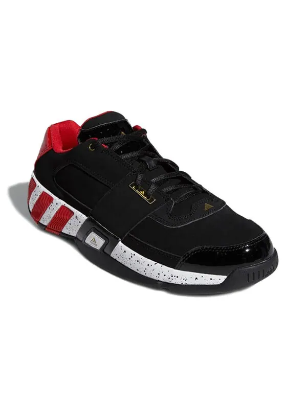 Кроссовки регулируют баскетбольную обувь Adidas — изображение 3 из 4, черный/красный