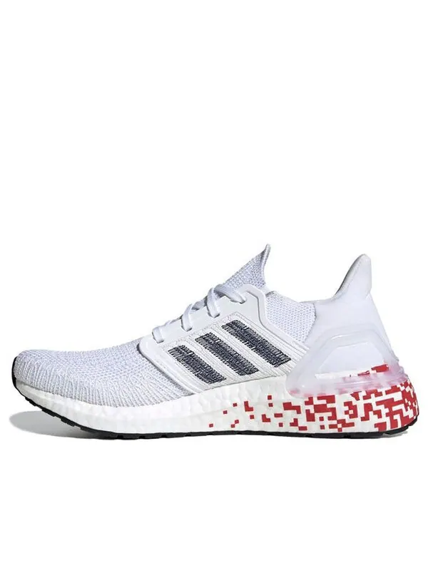 Кроссовки ультрабуст 20 Adidas — изображение 1 из 4, белый/красный