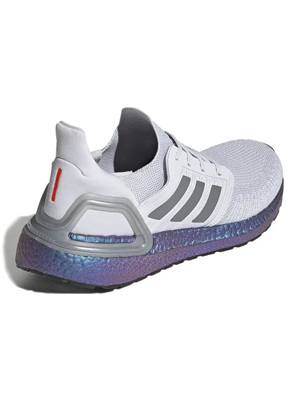 Кроссовки iss us national lab x ultraboost 20 Adidas — изображение 3 из 4, серый/синий фиолетовый