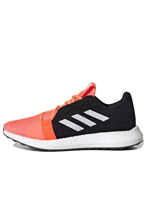 Кроссовки senseboost go Adidas — изображение 1 из 4, черный/оранжевый