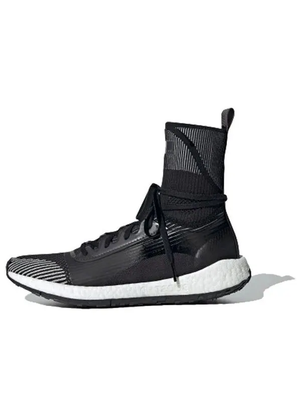 Кроссовки stella mccartney x pulseboost hd mid Adidas — изображение 1 из 4, черный