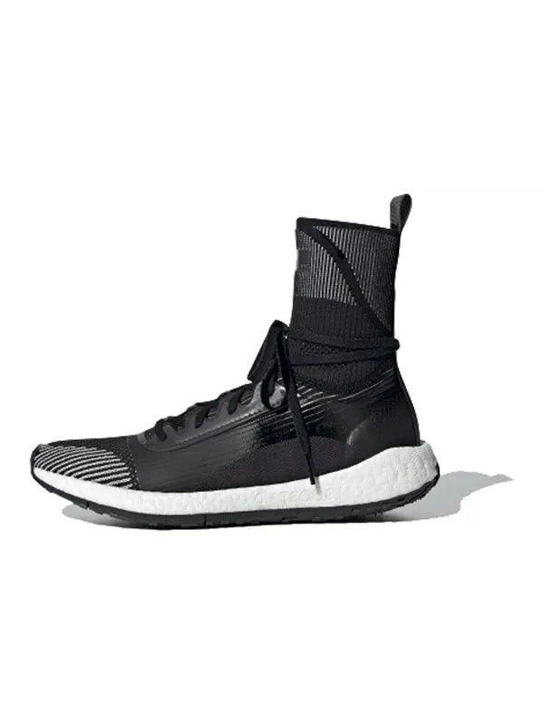 Кроссовки stella mccartney x pulseboost hd mid Adidas — изображение 2 из 4, черный