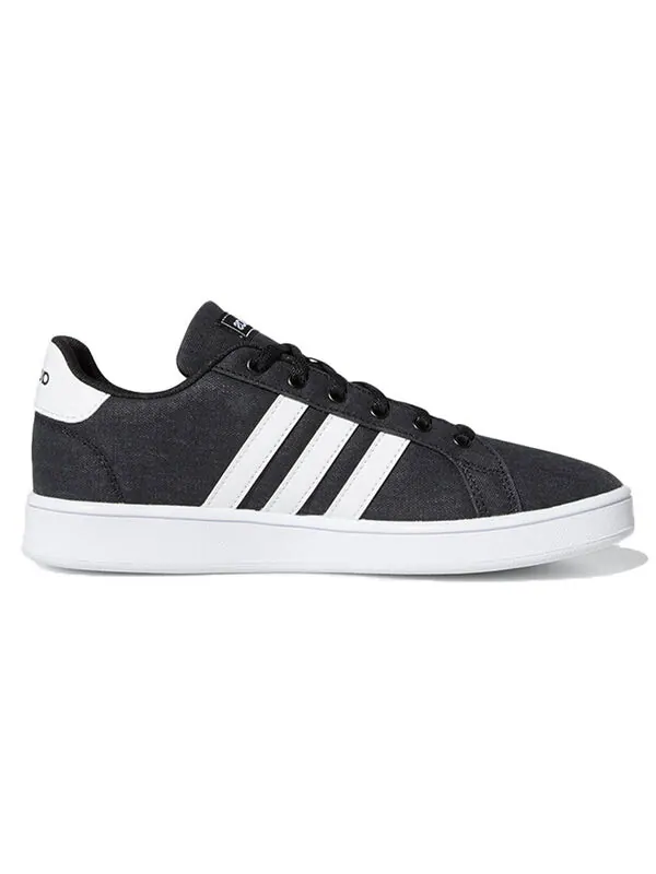 Кроссовки neo grand court Adidas — изображение 2 из 4, серый/черный